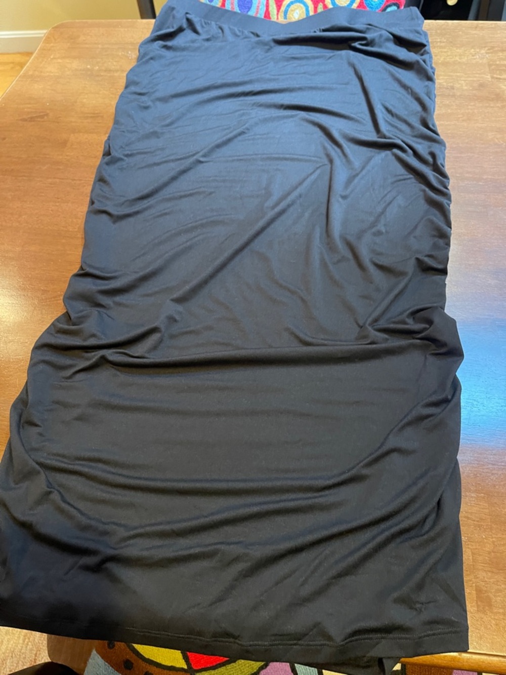 Doublju Black Women’s long  Pencil Skirt